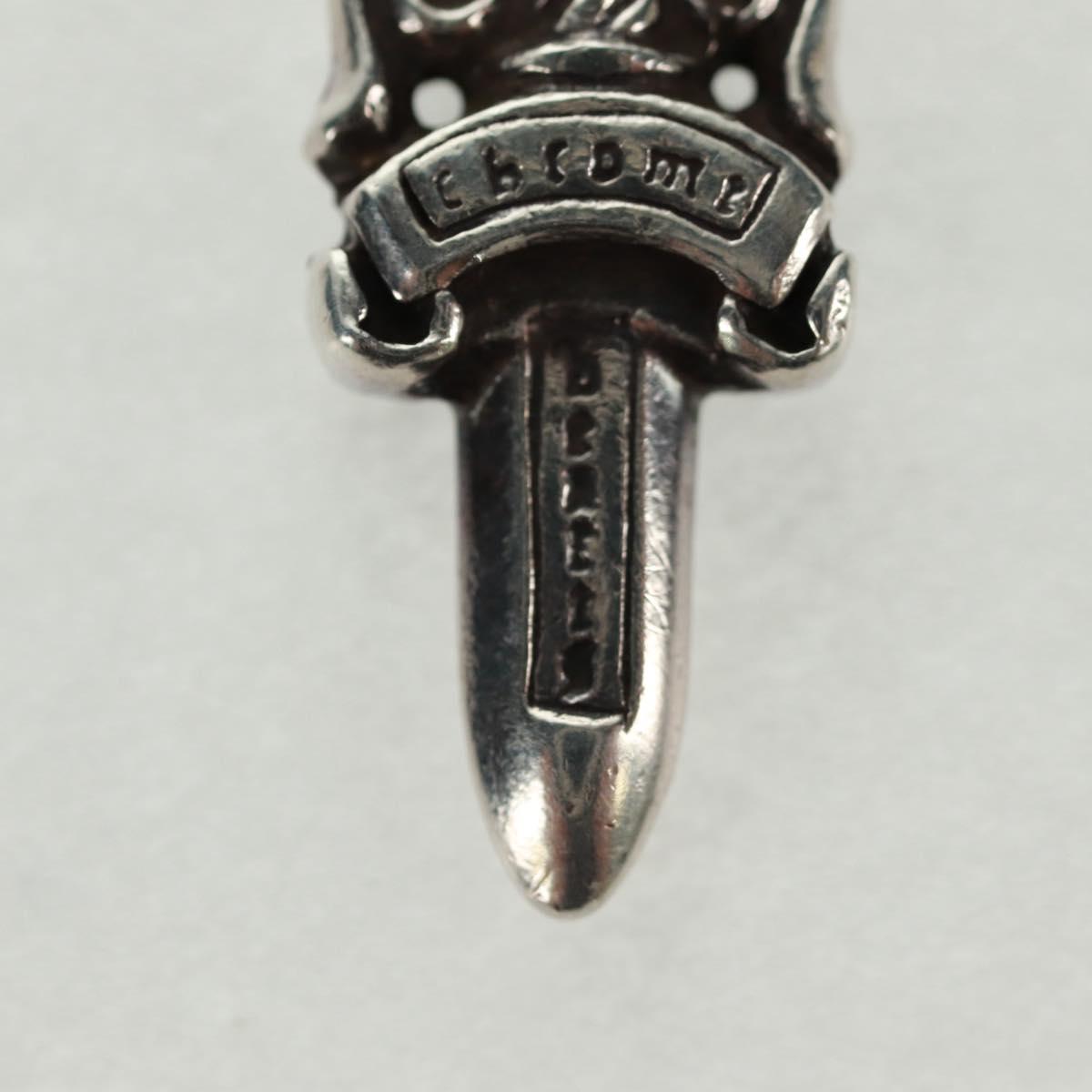 Chrome Hearts Dagger Charm #5 Pendant top Ag925 Silver Auth 161247SAM