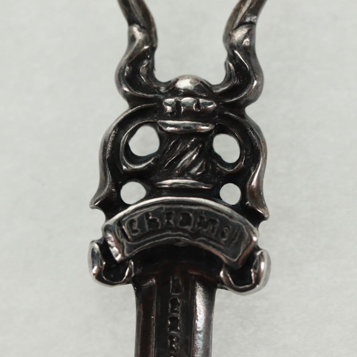 Chrome Hearts Dagger Charm #5 Pendant top Ag925 Silver Auth 161249SAM