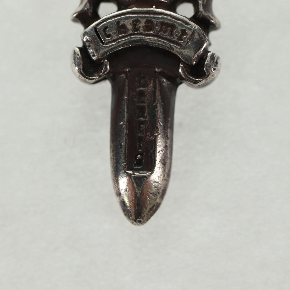 Chrome Hearts Dagger Charm #5 Pendant top Ag925 Silver Auth 161250SAM