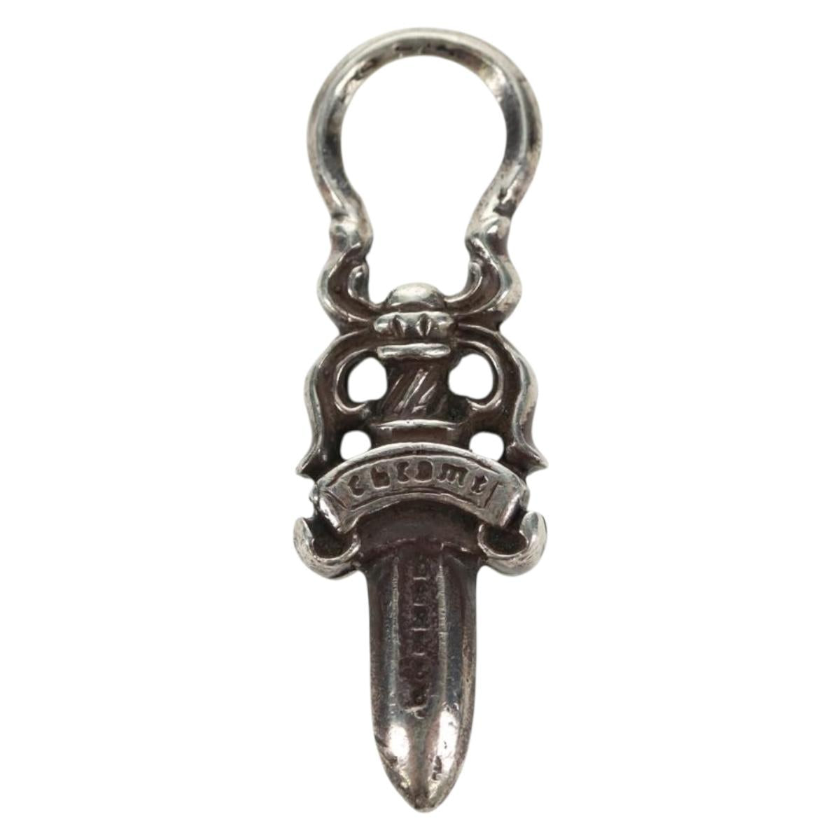 Chrome Hearts Dagger Charm #5 Pendant top Ag925 Silver Auth 161250SAM
