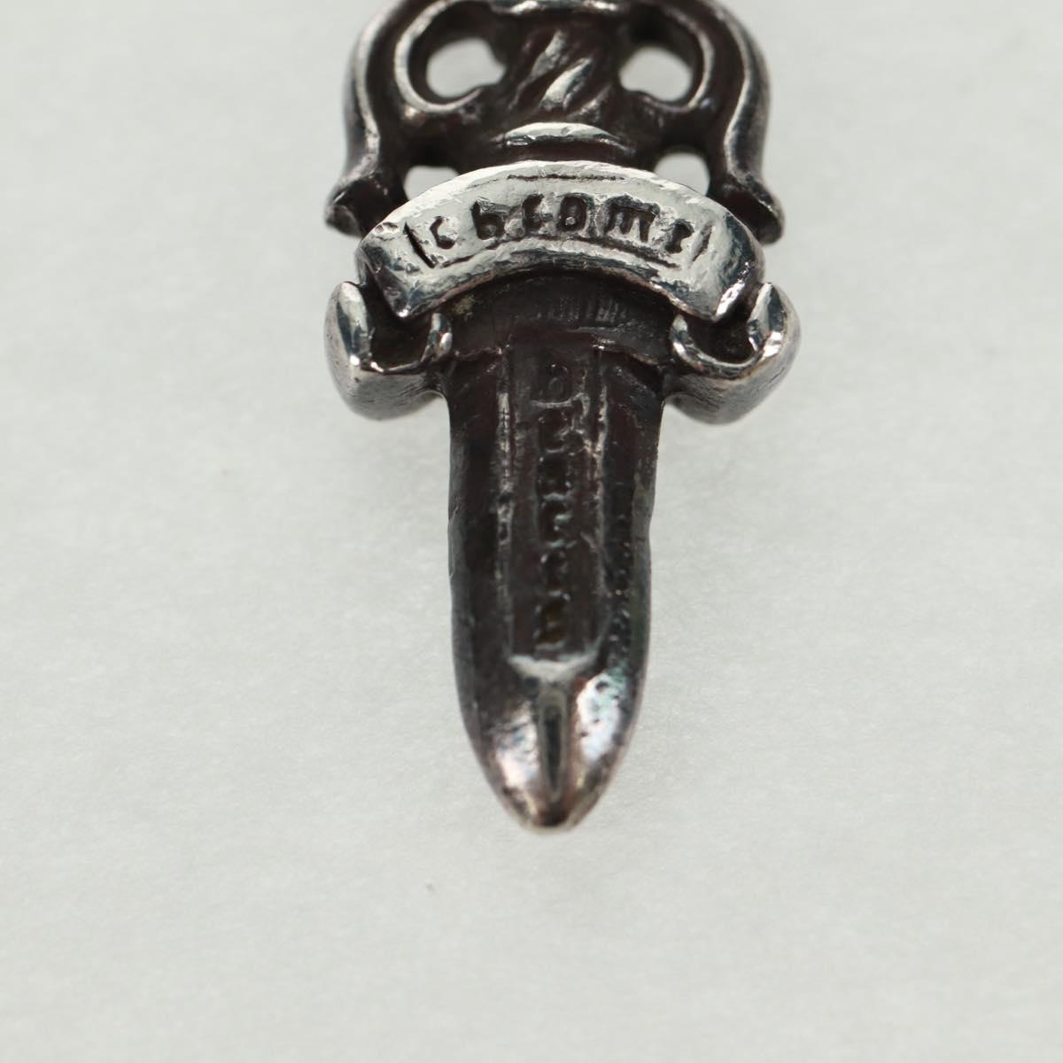Chrome Hearts Dagger Charm #5 Pendant top Ag925 Silver Auth 161253SAM