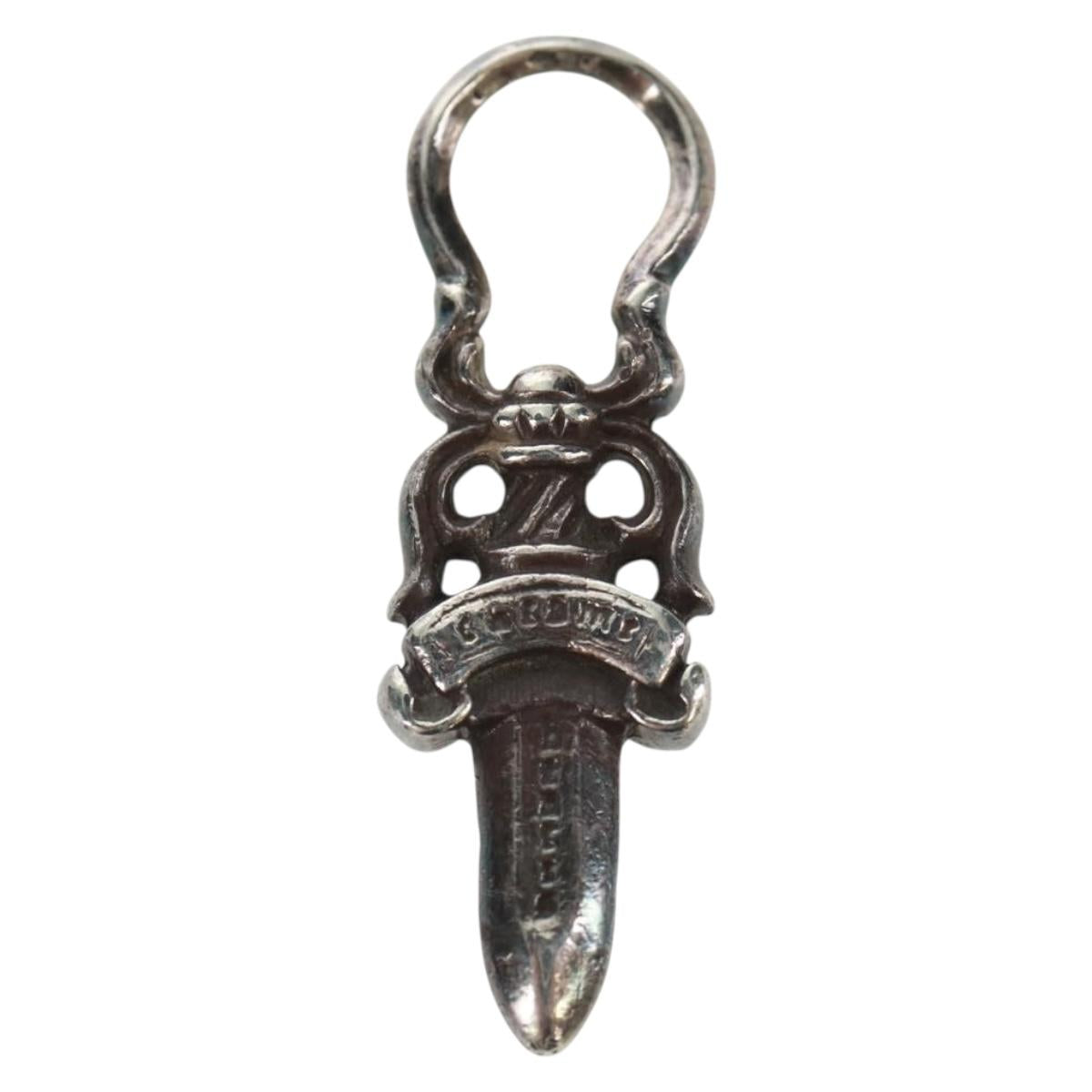 Chrome Hearts Dagger Charm #5 Pendant top Ag925 Silver Auth 161253SAM