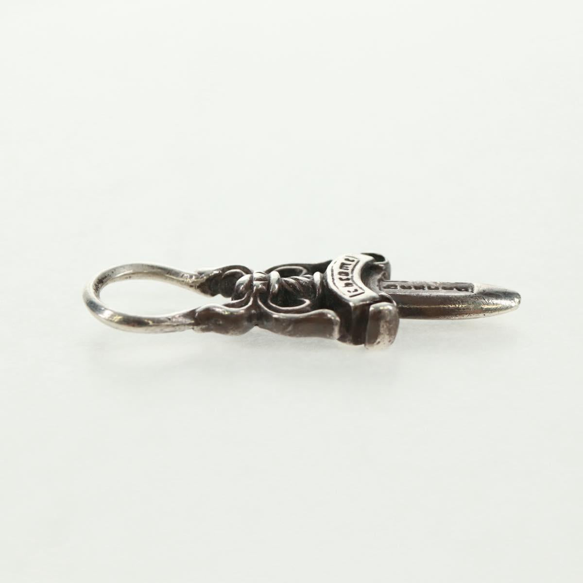 Chrome Hearts Dagger Charm #5 Pendant top Ag925 Silver Auth 161254SAM