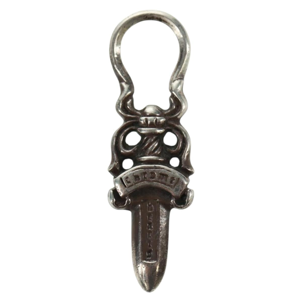 Chrome Hearts Dagger Charm #5 Pendant top Ag925 Silver Auth 161254SAM