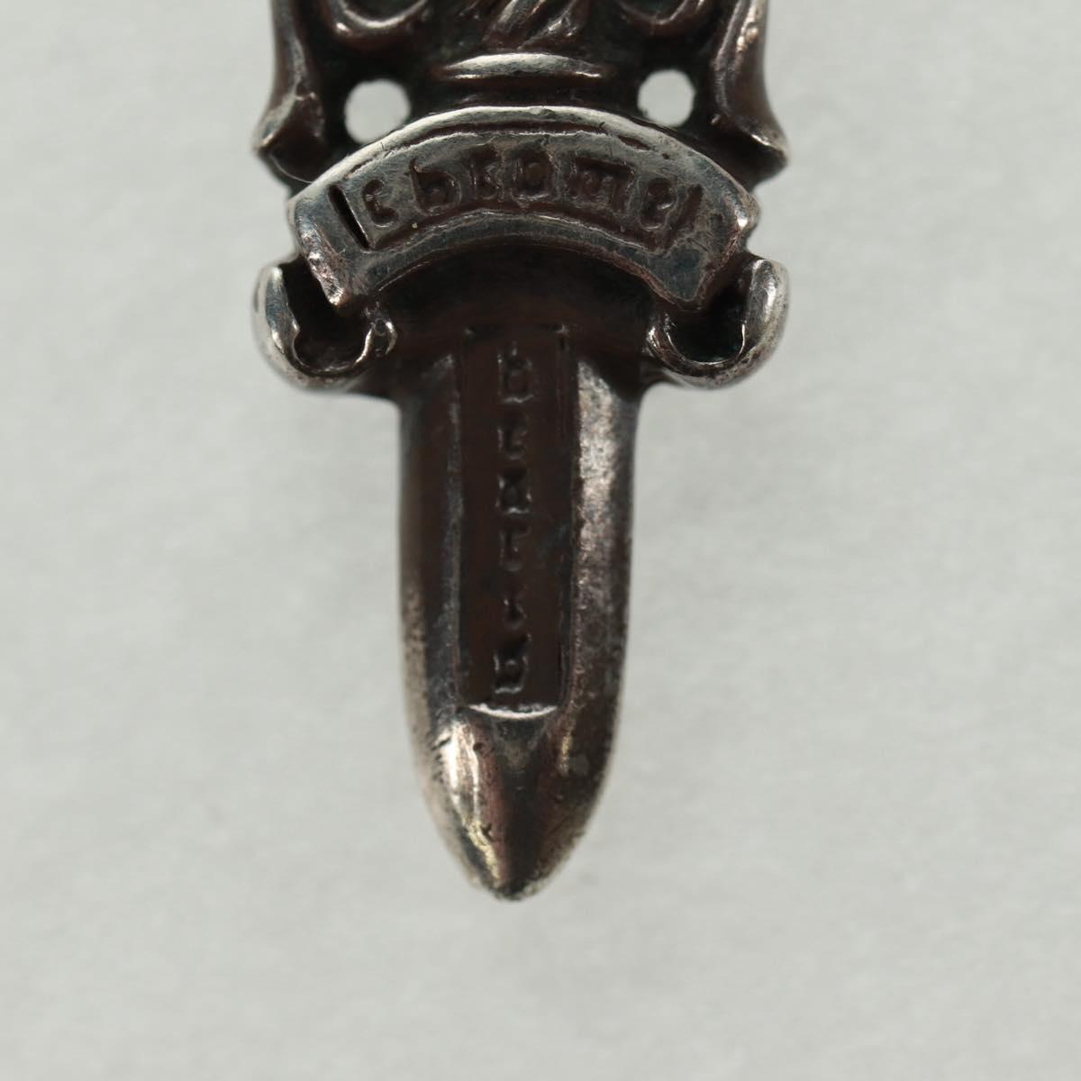 Chrome Hearts Dagger Charm #5 Pendant top Ag925 Silver Auth 161254SAM