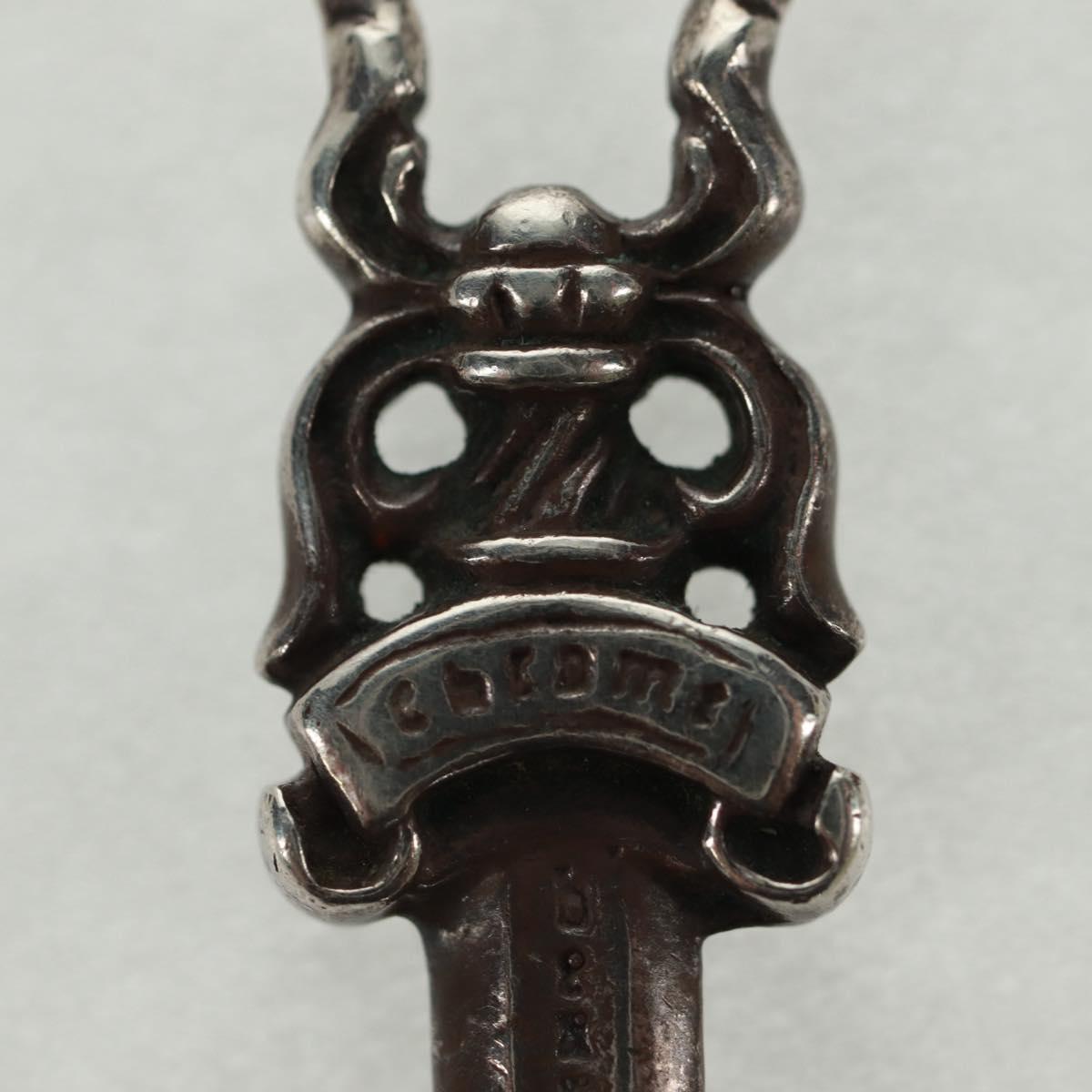 Chrome Hearts Dagger Charm #5 Pendant top Ag925 Silver Auth 161254SAM