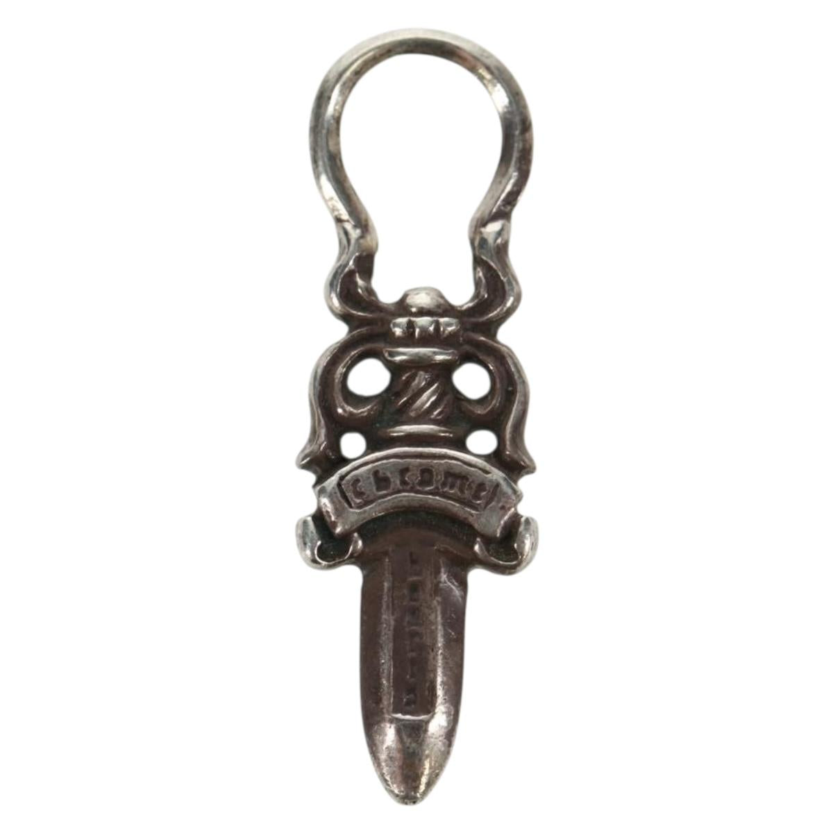 Chrome Hearts Dagger Charm #5 Pendant top Ag925 Silver Auth 161255SAM