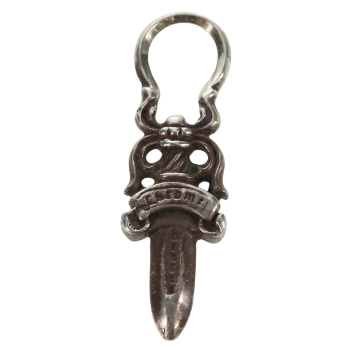 Chrome Hearts Dagger Charm #5 Pendant top Ag925 Silver Auth 161255SAM