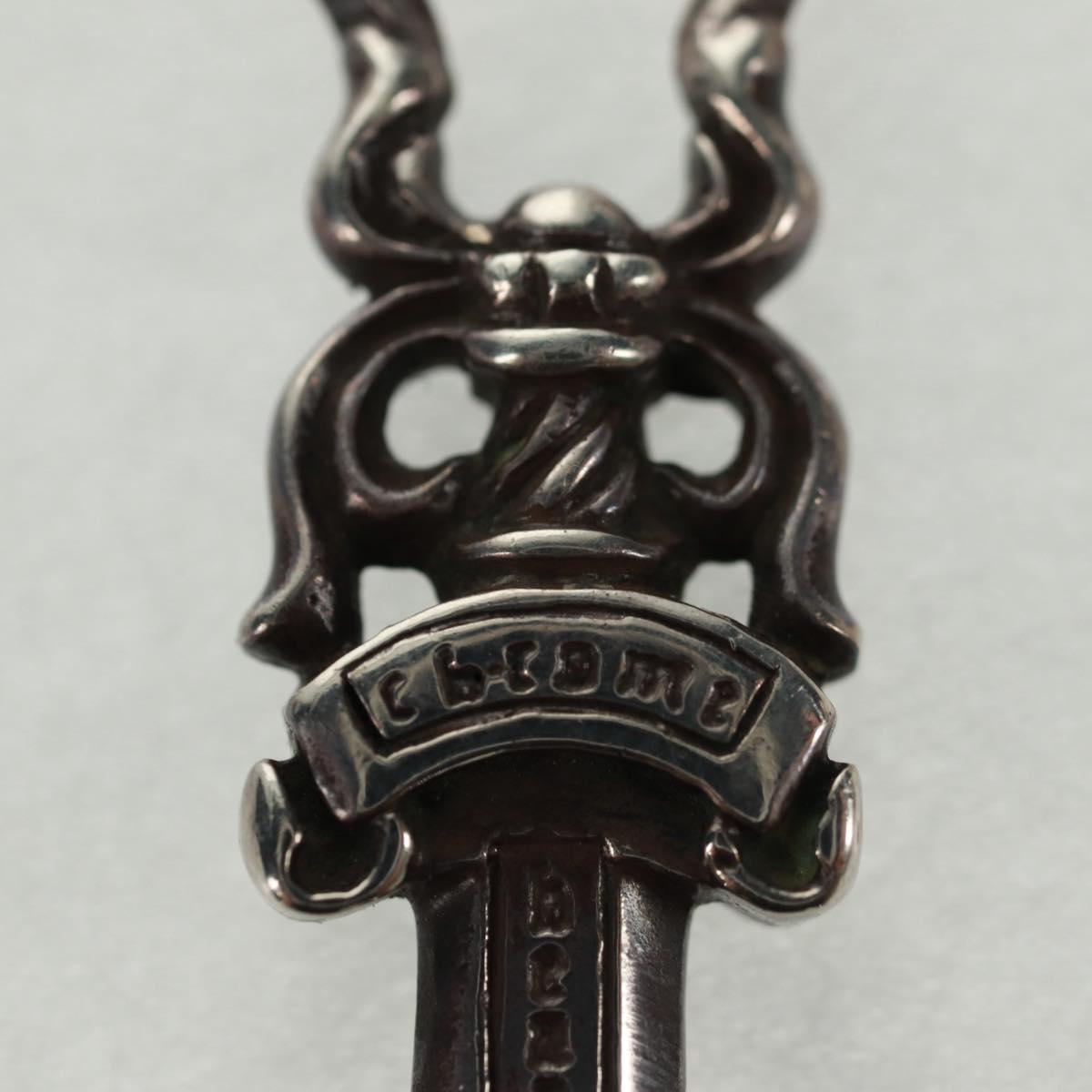 Chrome Hearts Dagger Charm #5 Pendant top Ag925 Silver Auth 161257SAM