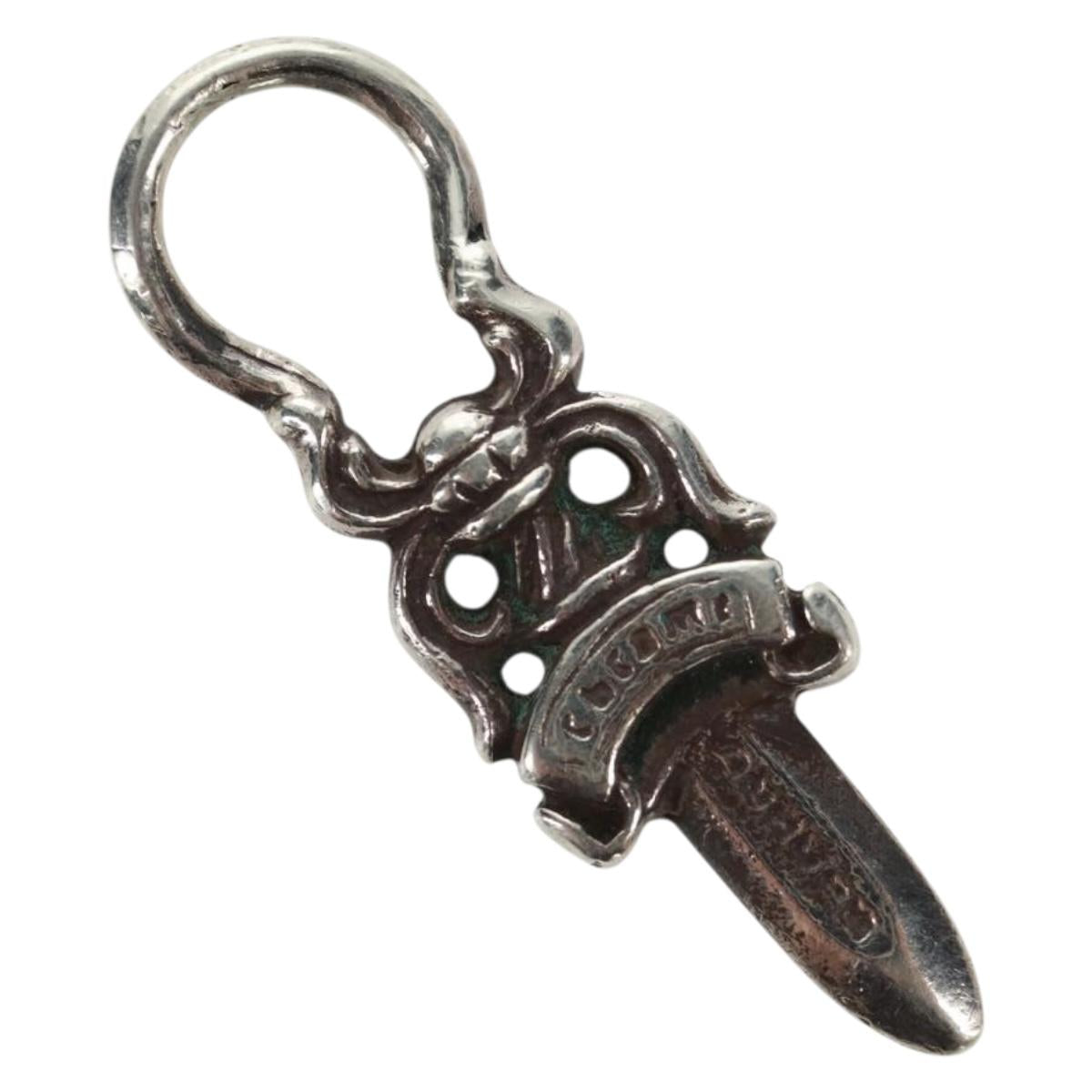 Chrome Hearts Dagger Charm #5 Pendant top Ag925 Silver Auth 161258SAM