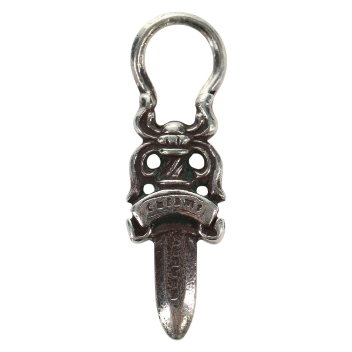 Chrome Hearts Dagger Charm #5 Pendant top Ag925 Silver Auth 161258SAM