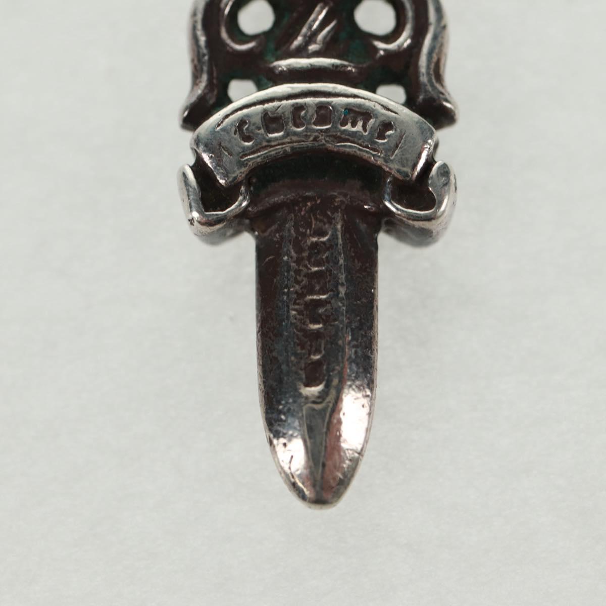 Chrome Hearts Dagger Charm #5 Pendant top Ag925 Silver Auth 161258SAM