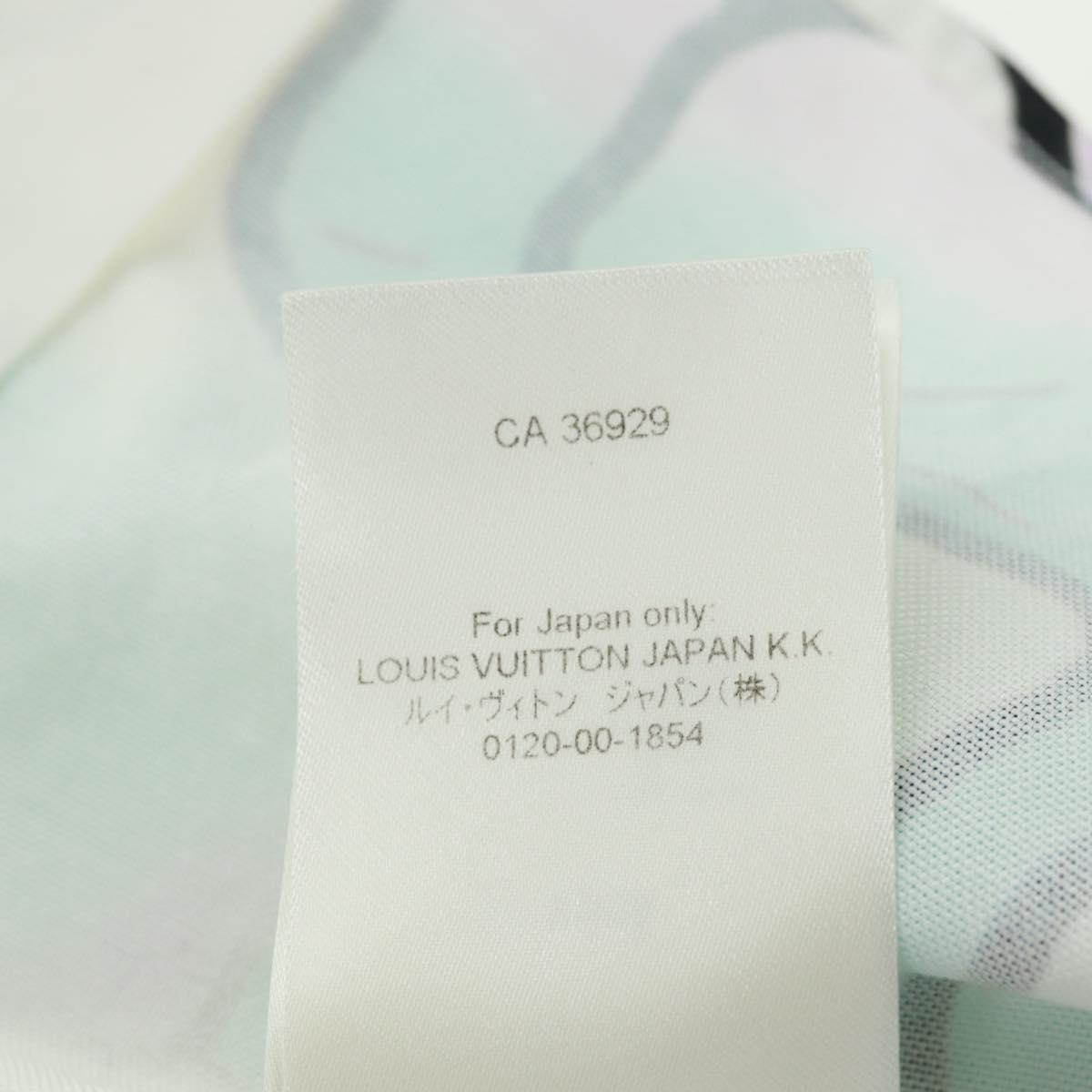 LOUIS VUITTON Printed Shirt And Tie Shirt Cotton White LV Auth 161259M