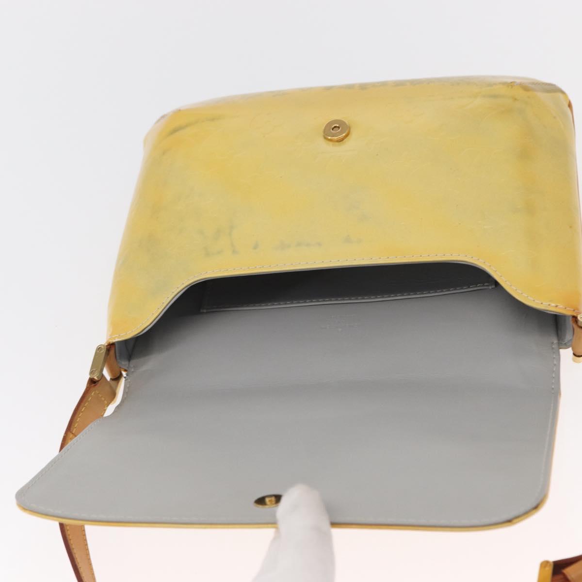 LOUIS VUITTON Monogram Vernis Thompson Street Bag Gris M91008 LV Auth 161287