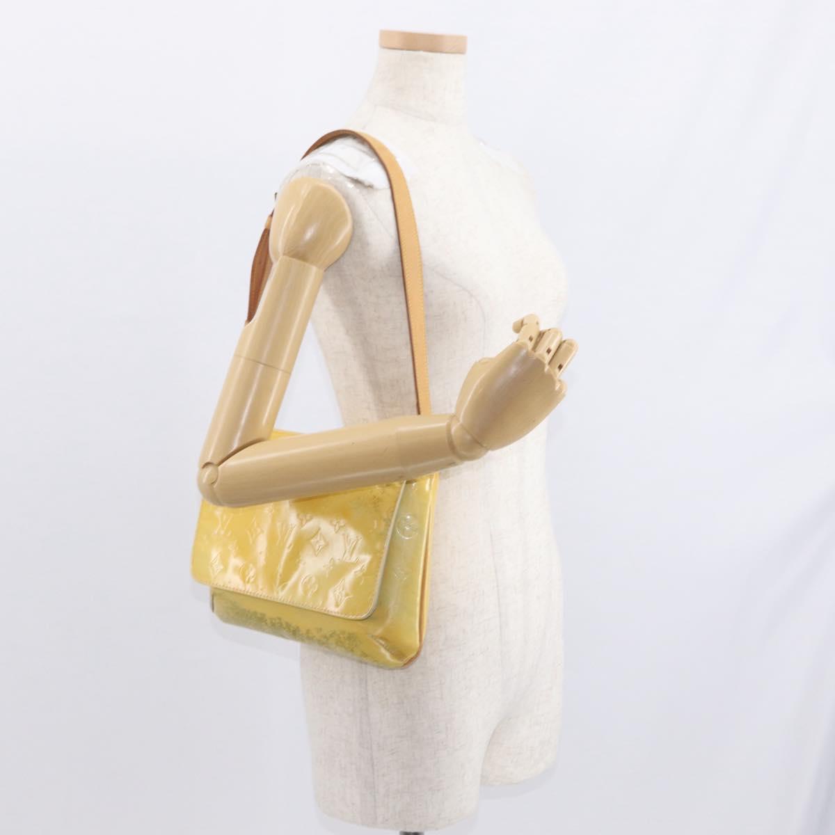 LOUIS VUITTON Monogram Vernis Thompson Street Bag Gris M91008 LV Auth 161287