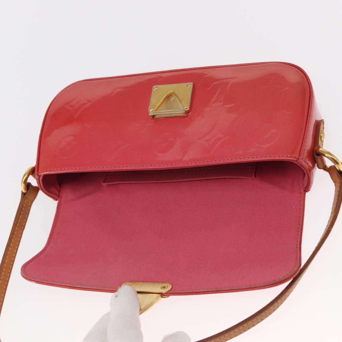 LOUIS VUITTON Monogram Vernis Malibu Street Bag Fran Boise M9150F LV Auth 161297