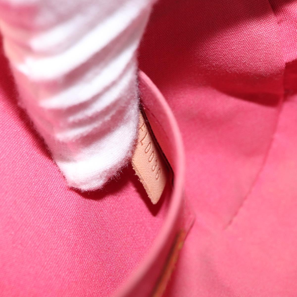 LOUIS VUITTON Monogram Vernis Malibu Street Bag Fran Boise M9150F LV Auth 161297