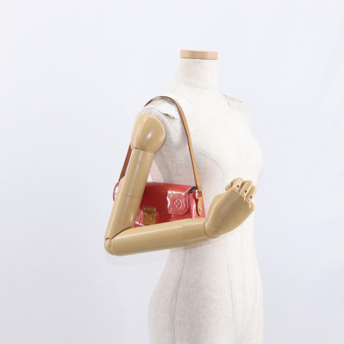 LOUIS VUITTON Monogram Vernis Malibu Street Bag Fran Boise M9150F LV Auth 161297