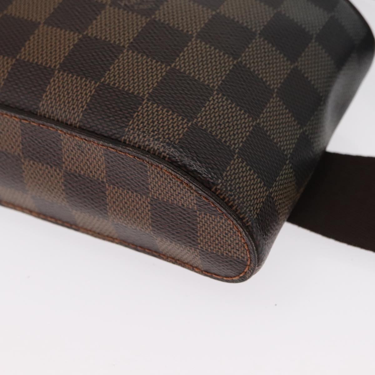 LOUIS VUITTON Damier Ebene Geronimos Shoulder Bag N51994 LV Auth 161298
