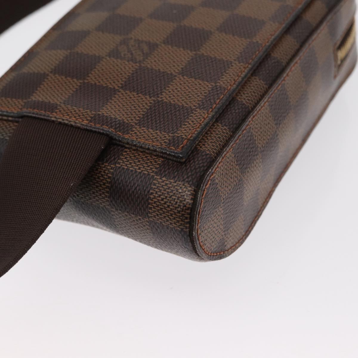 LOUIS VUITTON Damier Ebene Geronimos Shoulder Bag N51994 LV Auth 161298