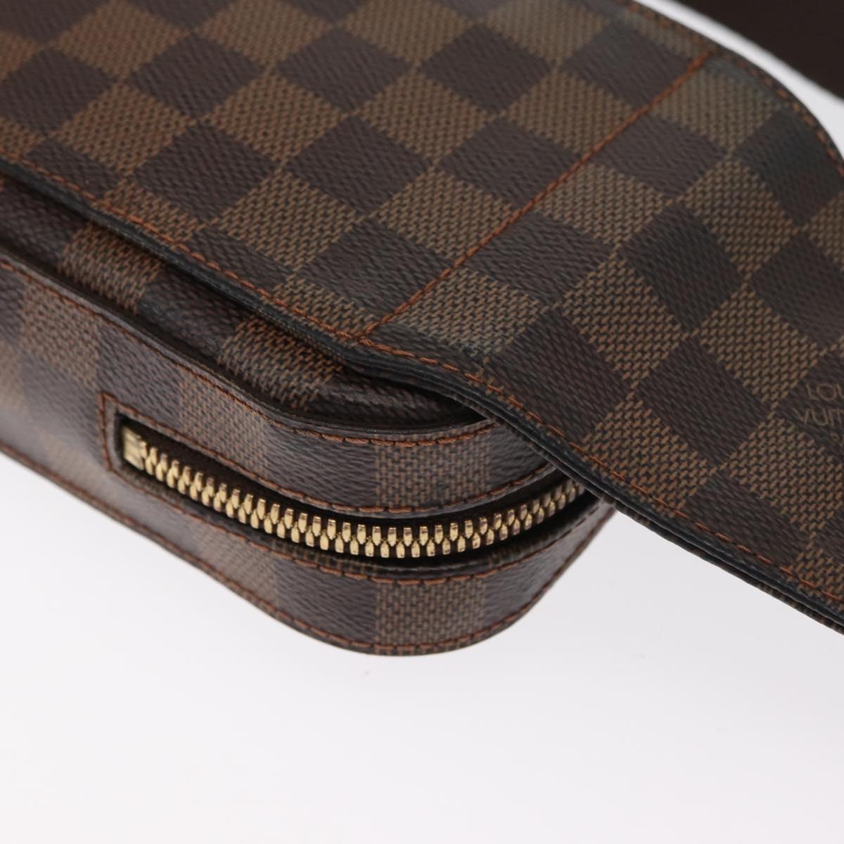 LOUIS VUITTON Damier Ebene Geronimos Shoulder Bag N51994 LV Auth 161298