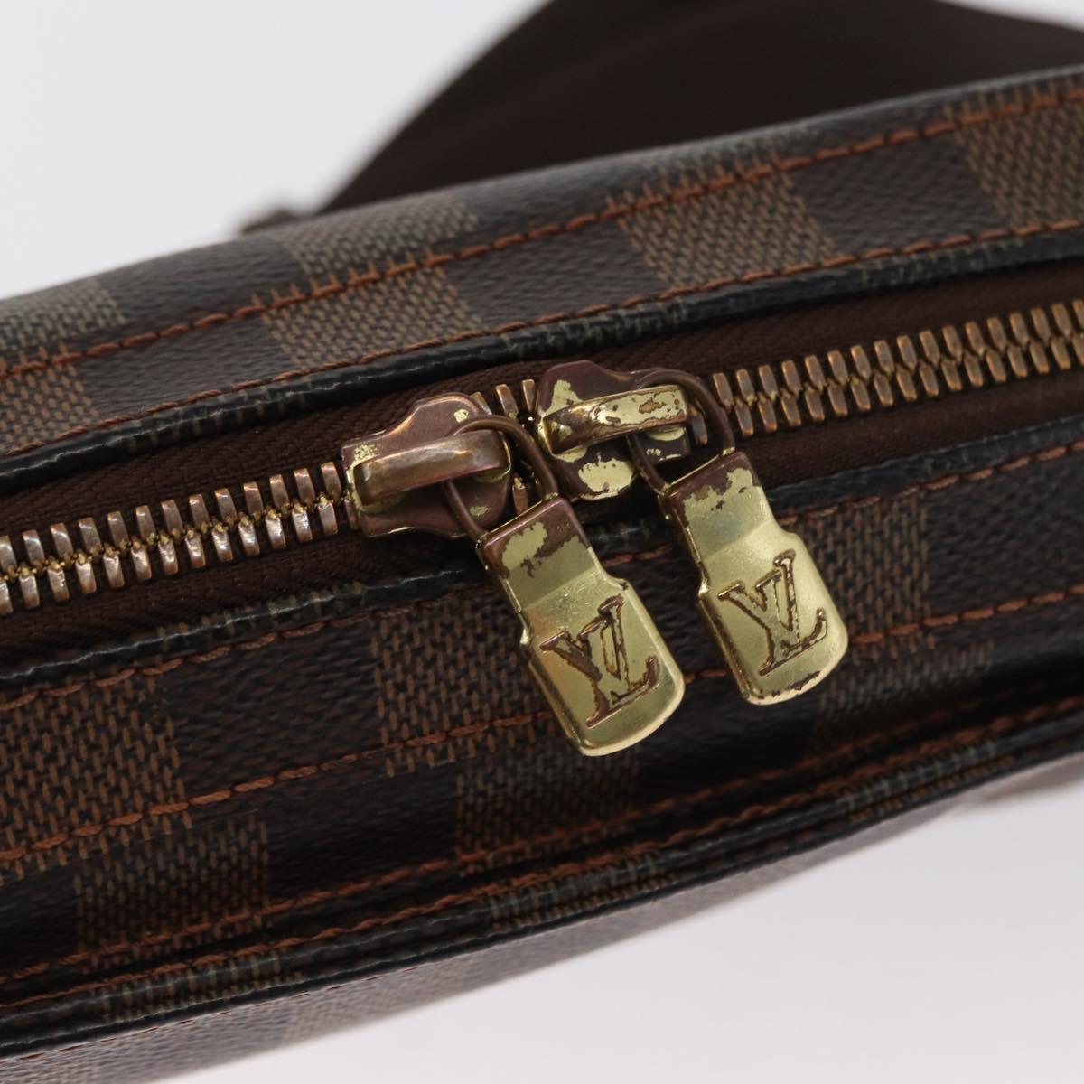 LOUIS VUITTON Damier Ebene Geronimos Shoulder Bag N51994 LV Auth 161298