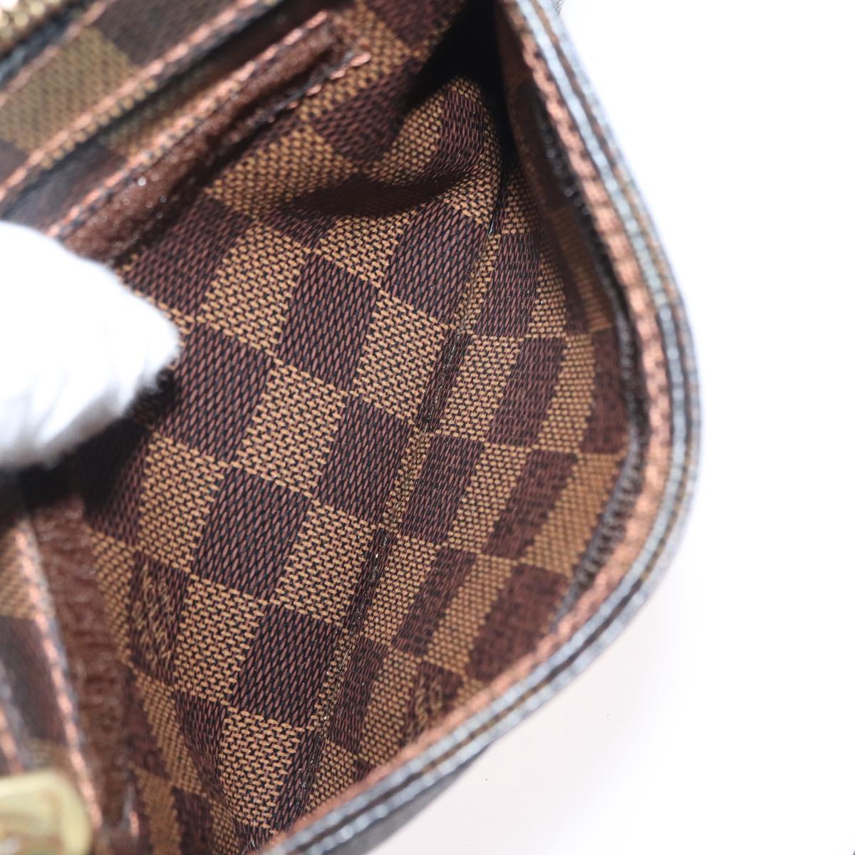 LOUIS VUITTON Damier Ebene Geronimos Shoulder Bag N51994 LV Auth 161298