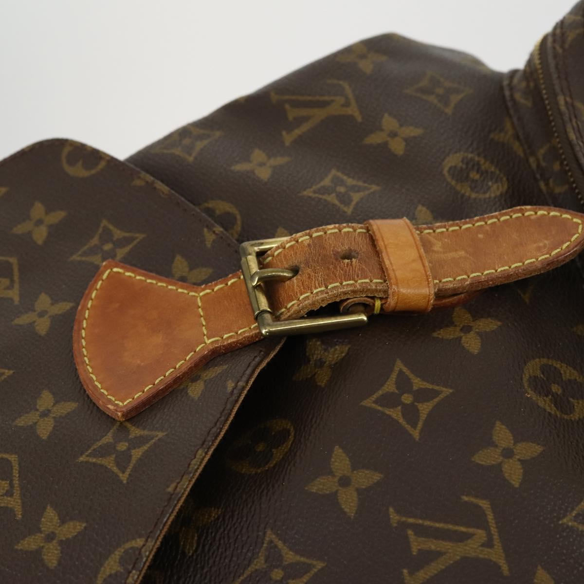LOUIS VUITTON Monogram Montsouris GM Backpack M51135 LV Auth 161299