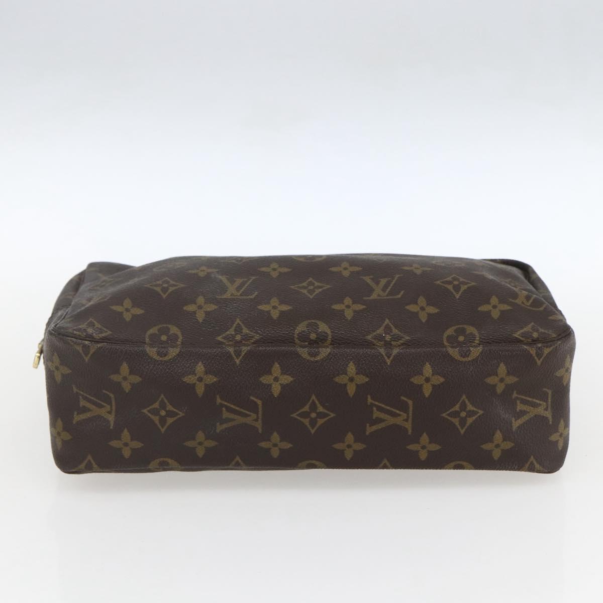 LOUIS VUITTON Monogram Trousse Toilette 28 Clutch Bag M47522 LV Auth 161301