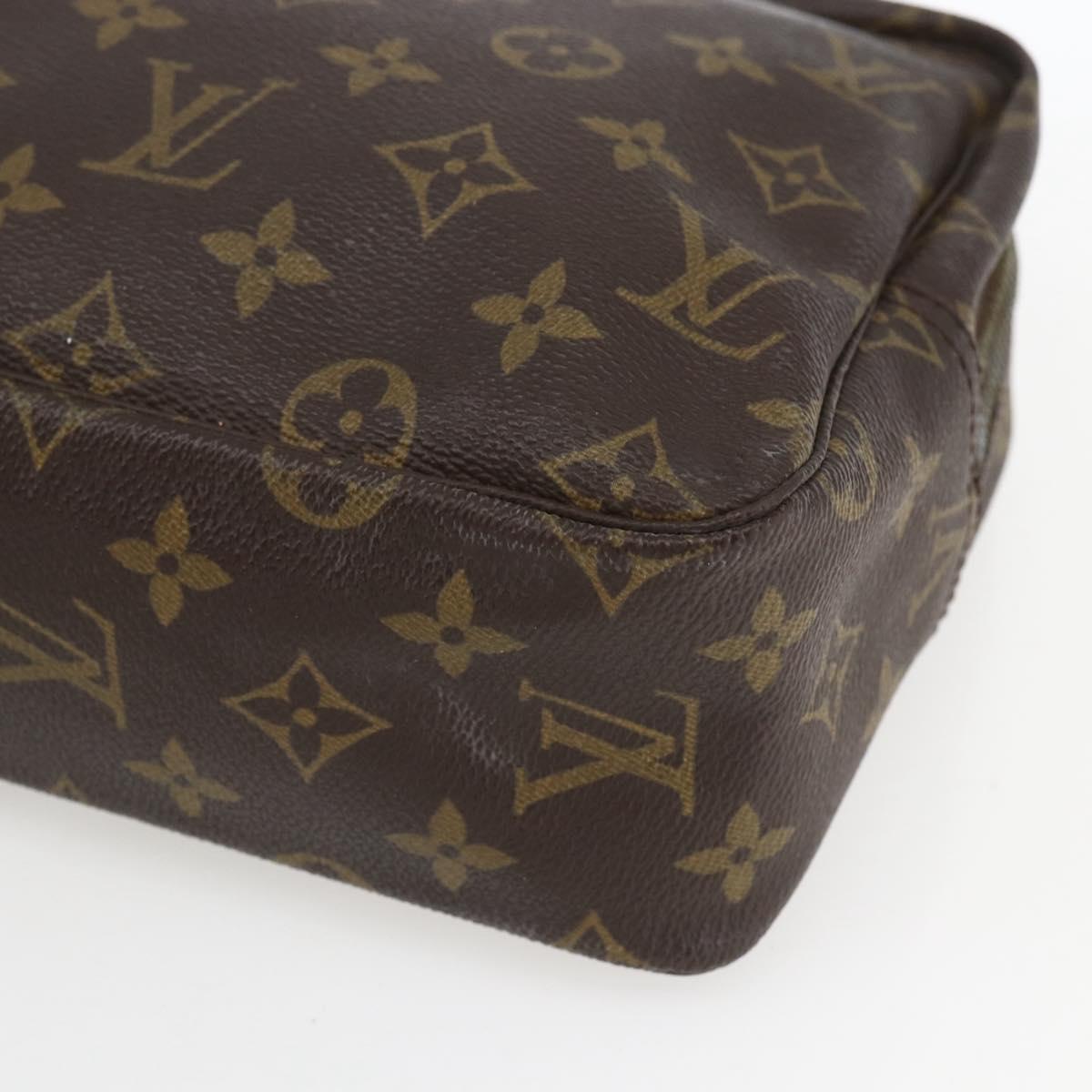LOUIS VUITTON Monogram Trousse Toilette 28 Clutch Bag M47522 LV Auth 161301