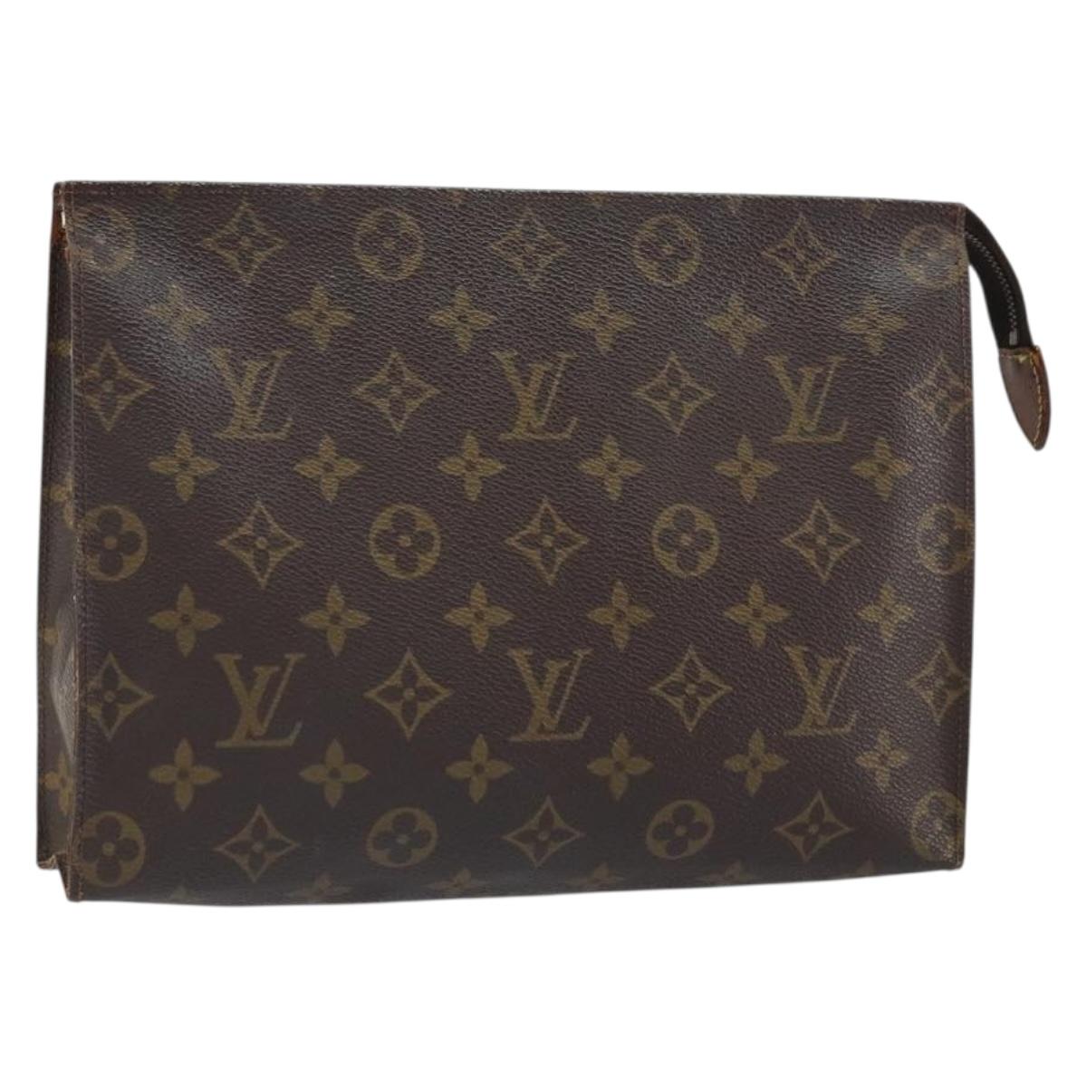 LOUIS VUITTON Monogram Poche Toilette 26 Pouch M47542 LV Auth 161307