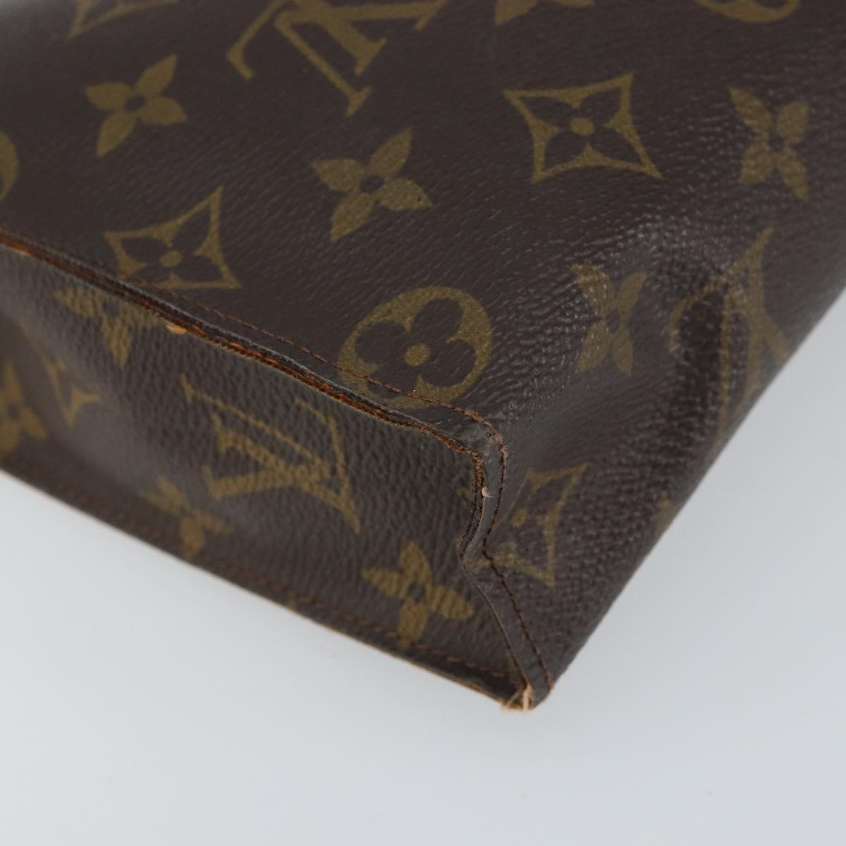 LOUIS VUITTON Monogram Poche Toilette 26 Pouch M47542 LV Auth 161307