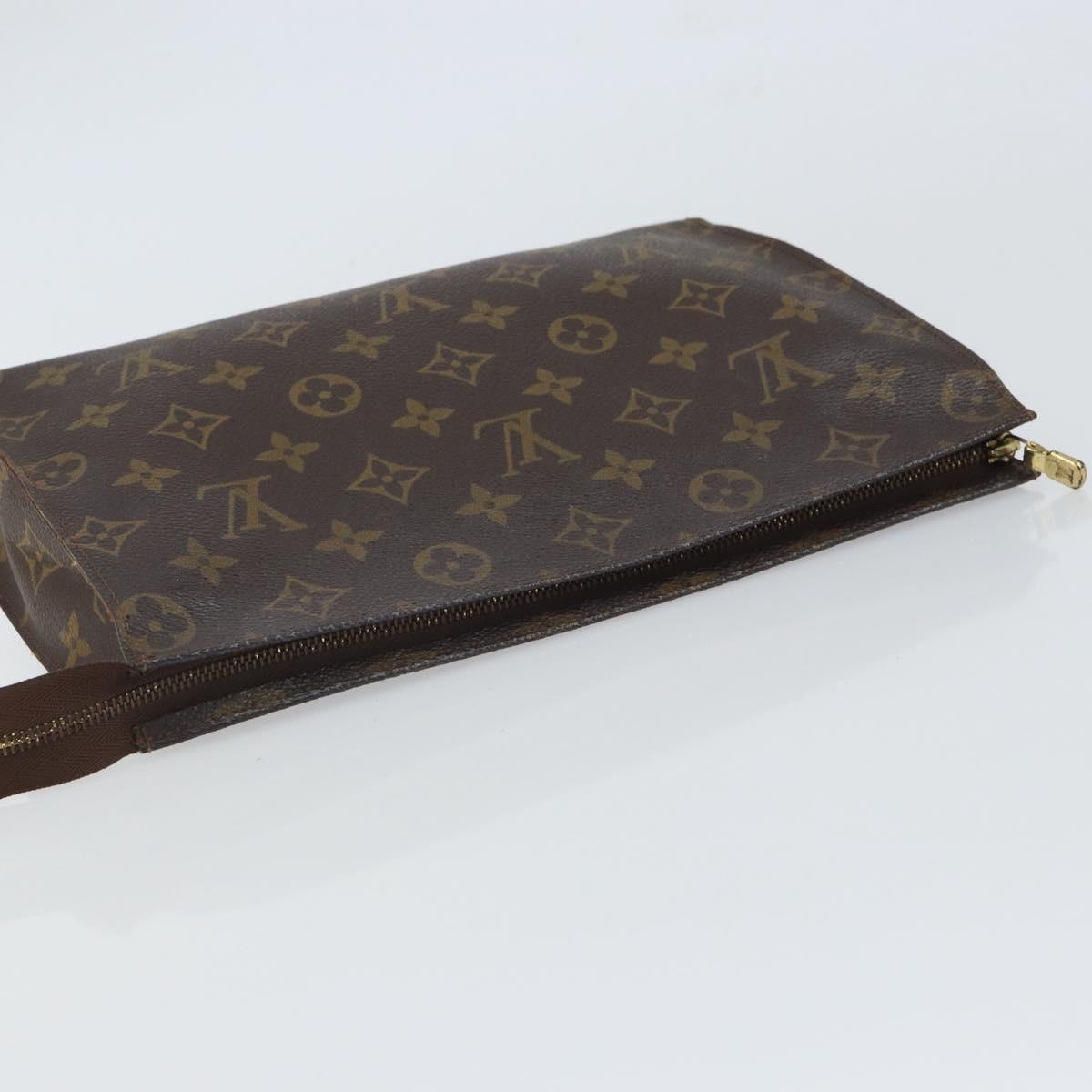 LOUIS VUITTON Monogram Poche Toilette 26 Pouch M47542 LV Auth 161307