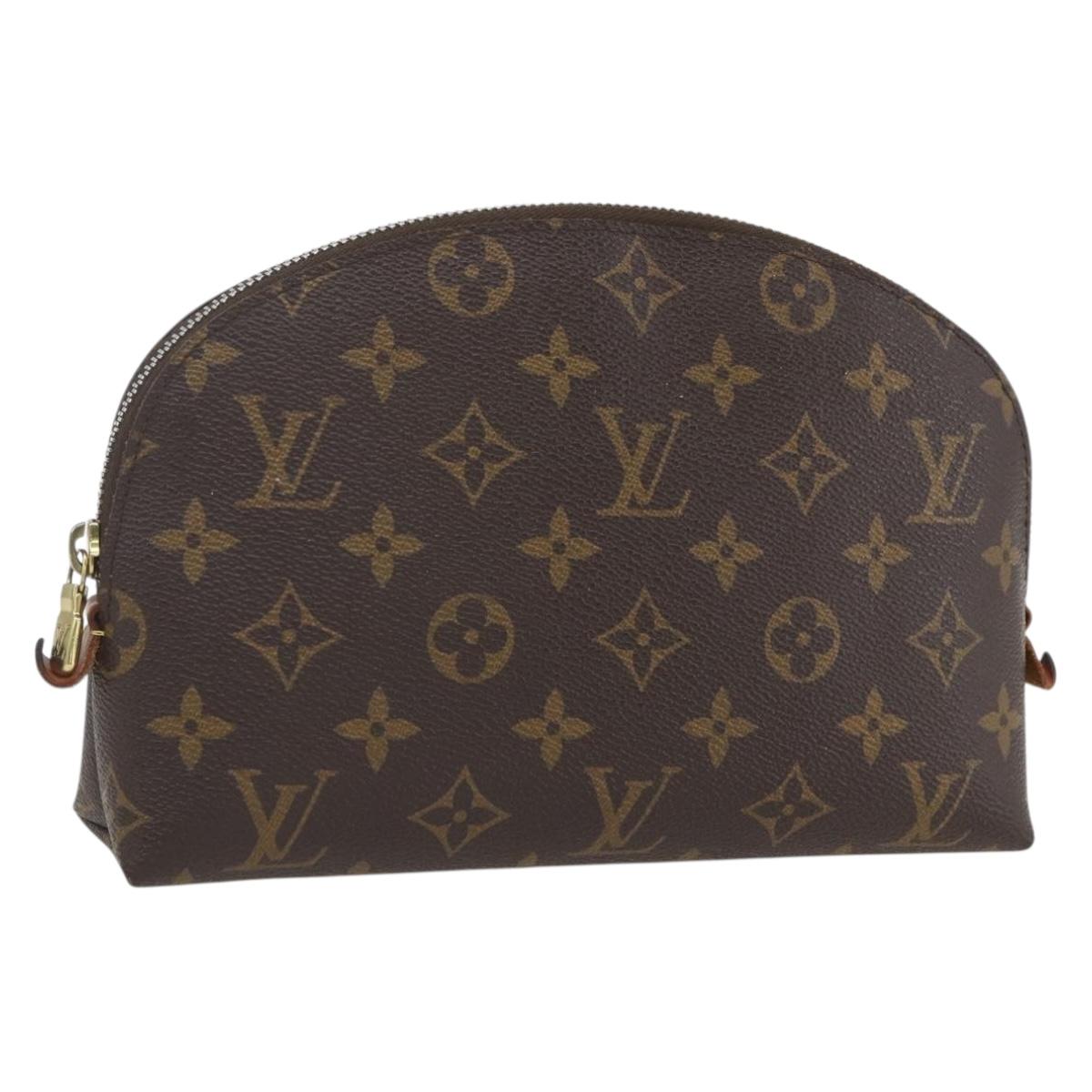 LOUIS VUITTON Monogram Pochette Cosmetic GM Cosmetic Pouch M47353 Auth 161308