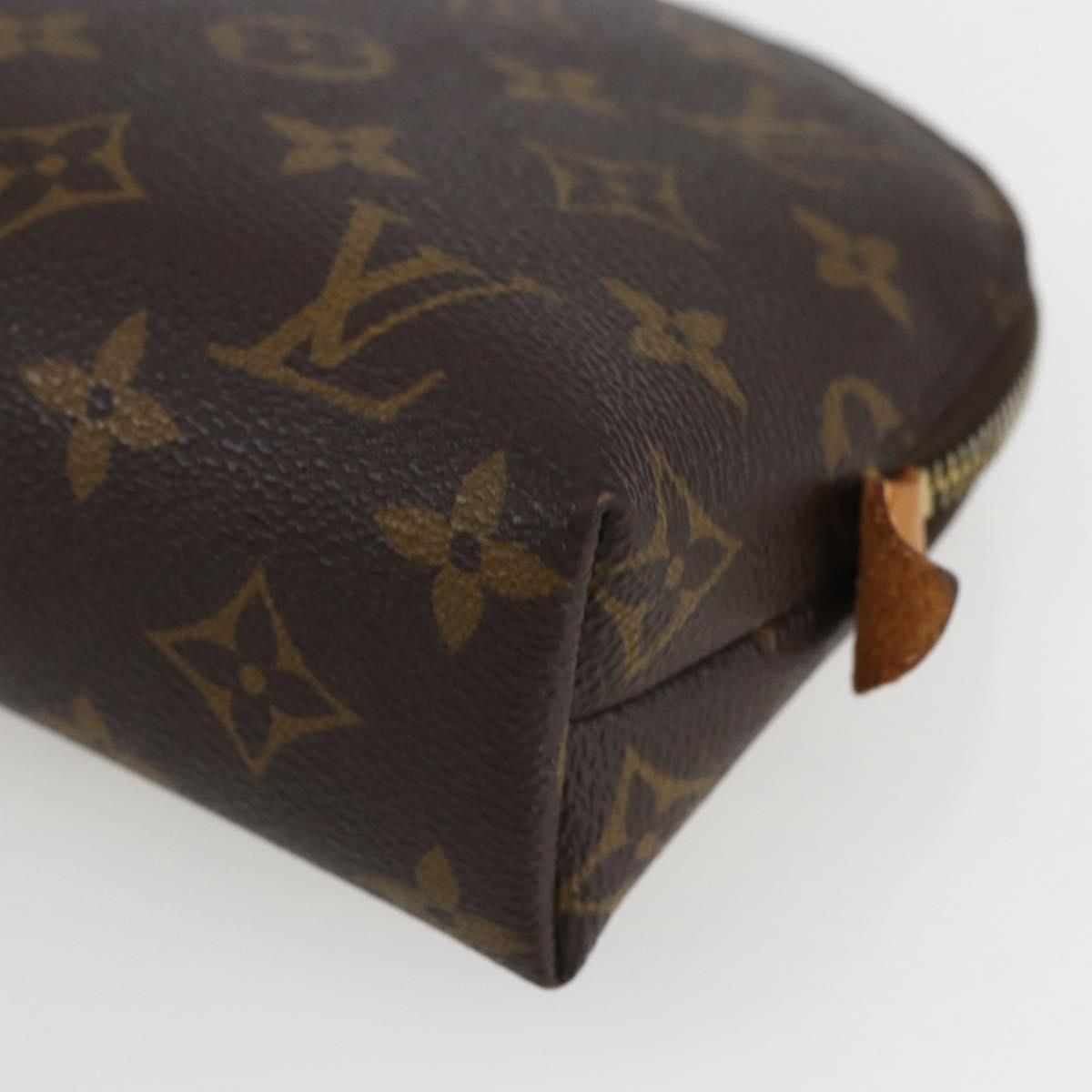 LOUIS VUITTON Monogram Pochette Cosmetic GM Cosmetic Pouch M47353 Auth 161308