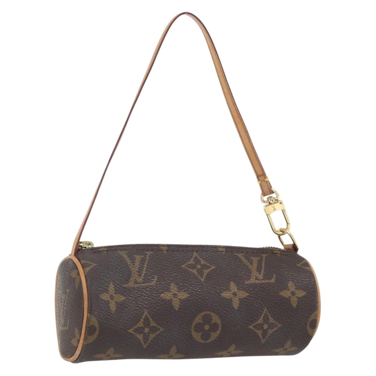LOUIS VUITTON Monogram Papillon Pouch LV Auth 161312