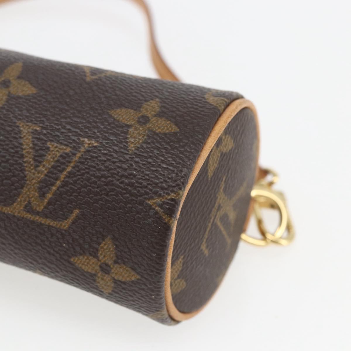 LOUIS VUITTON Monogram Papillon Pouch LV Auth 161312