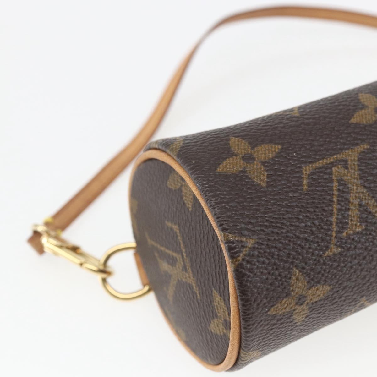 LOUIS VUITTON Monogram Papillon Pouch LV Auth 161312