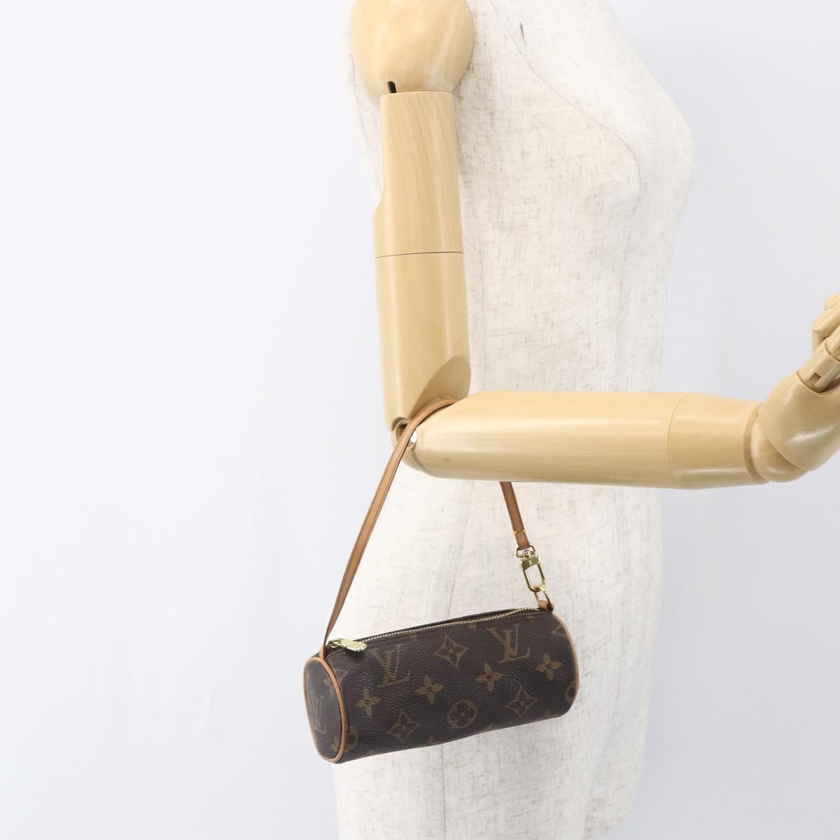 LOUIS VUITTON Monogram Papillon Pouch LV Auth 161312