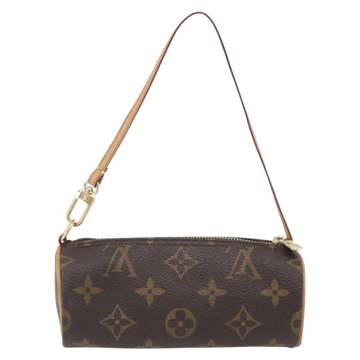 LOUIS VUITTON Monogram Papillon Pouch LV Auth 161312