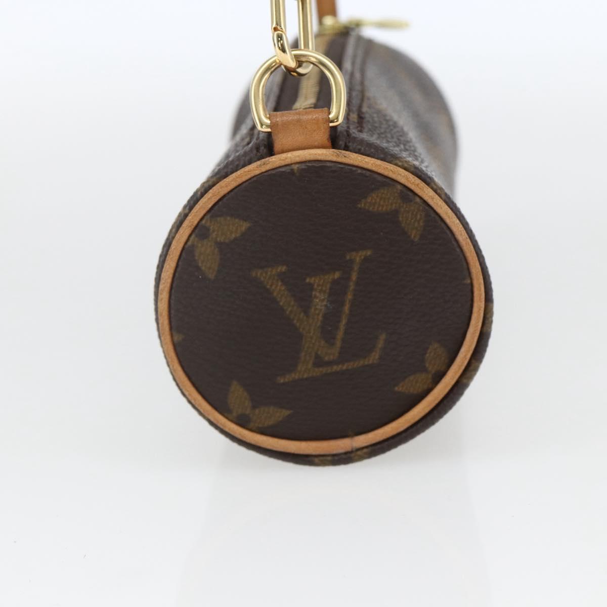LOUIS VUITTON Monogram Papillon Pouch LV Auth 161312