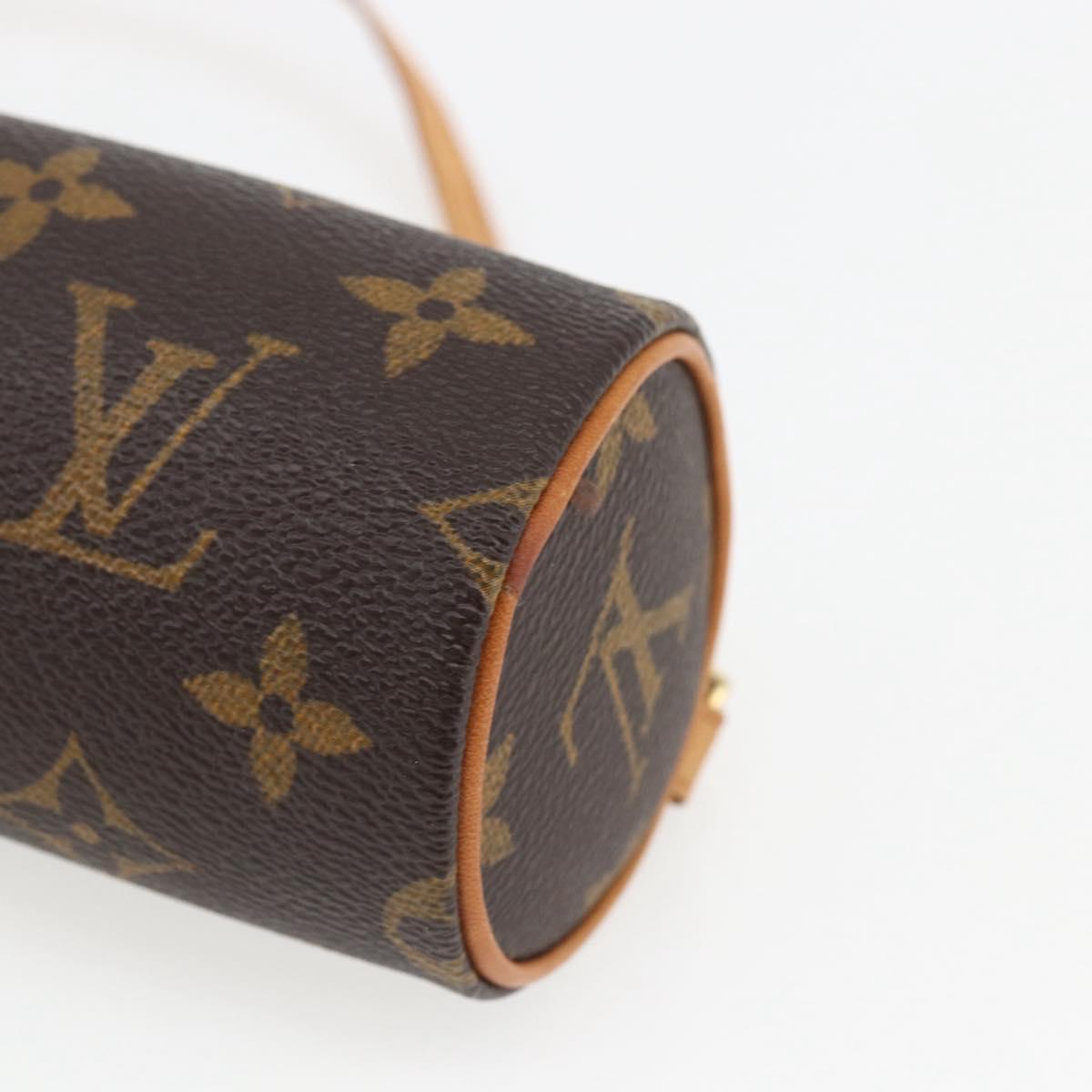 LOUIS VUITTON Monogram Papillon Pouch LV Auth 161314