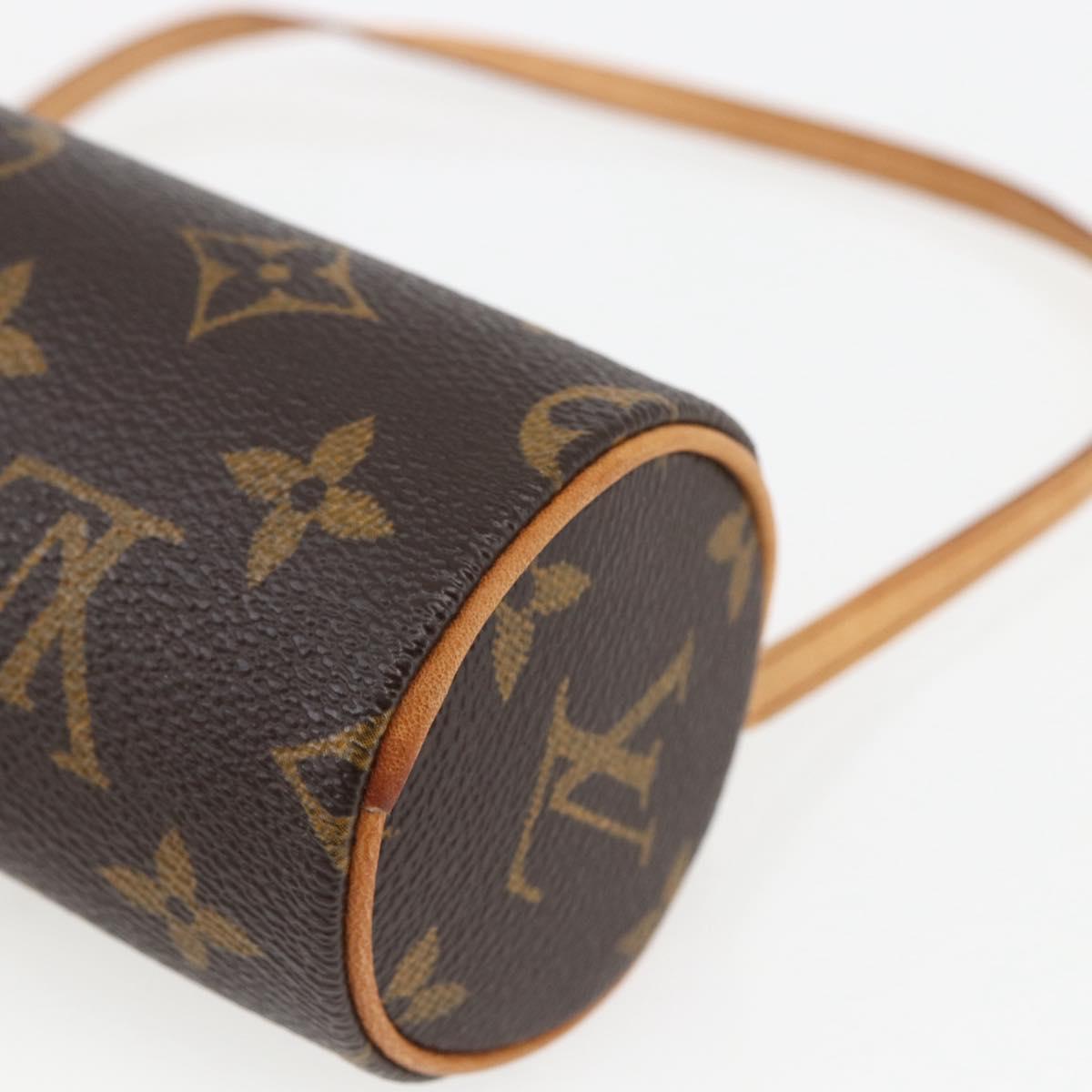 LOUIS VUITTON Monogram Papillon Pouch LV Auth 161314