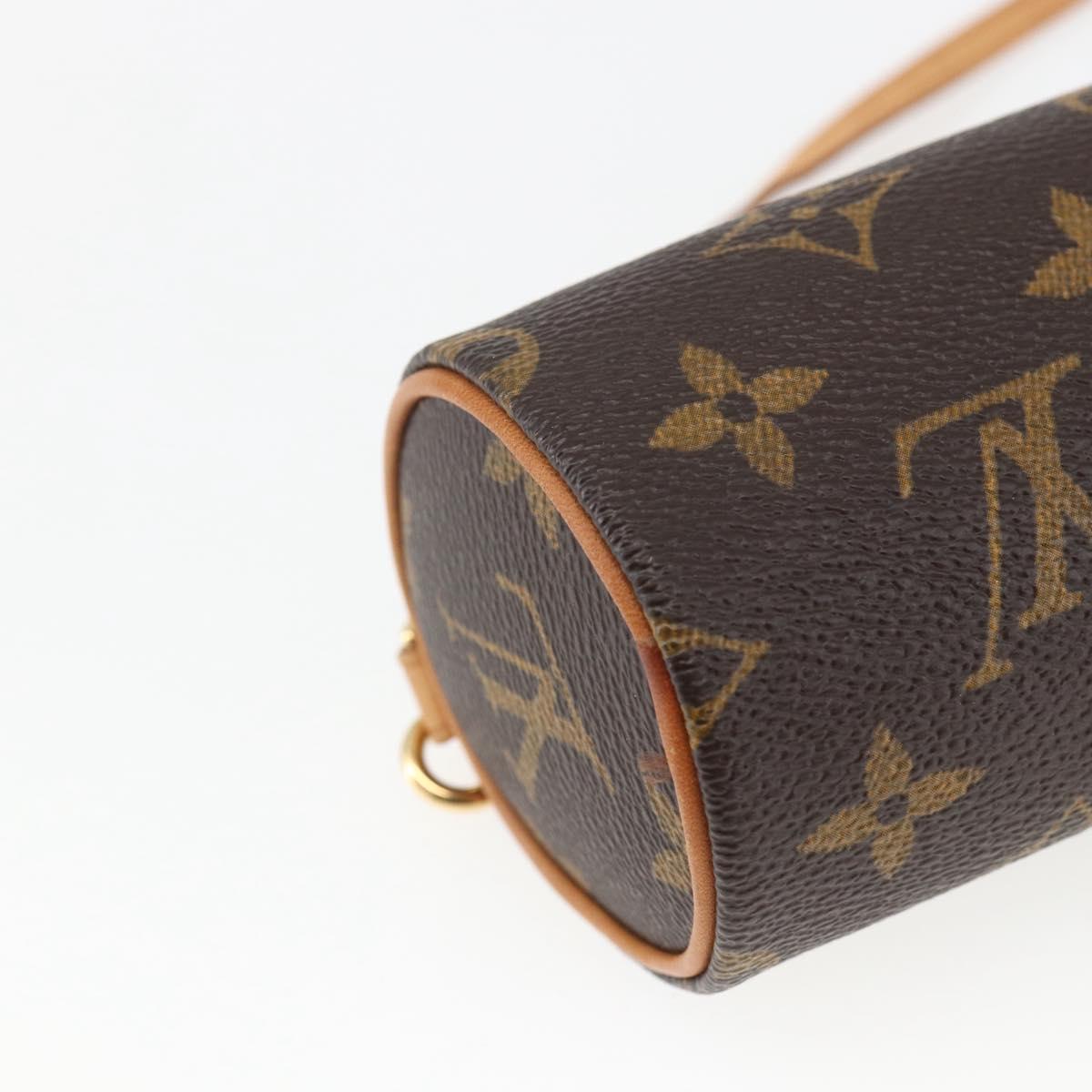 LOUIS VUITTON Monogram Papillon Pouch LV Auth 161314