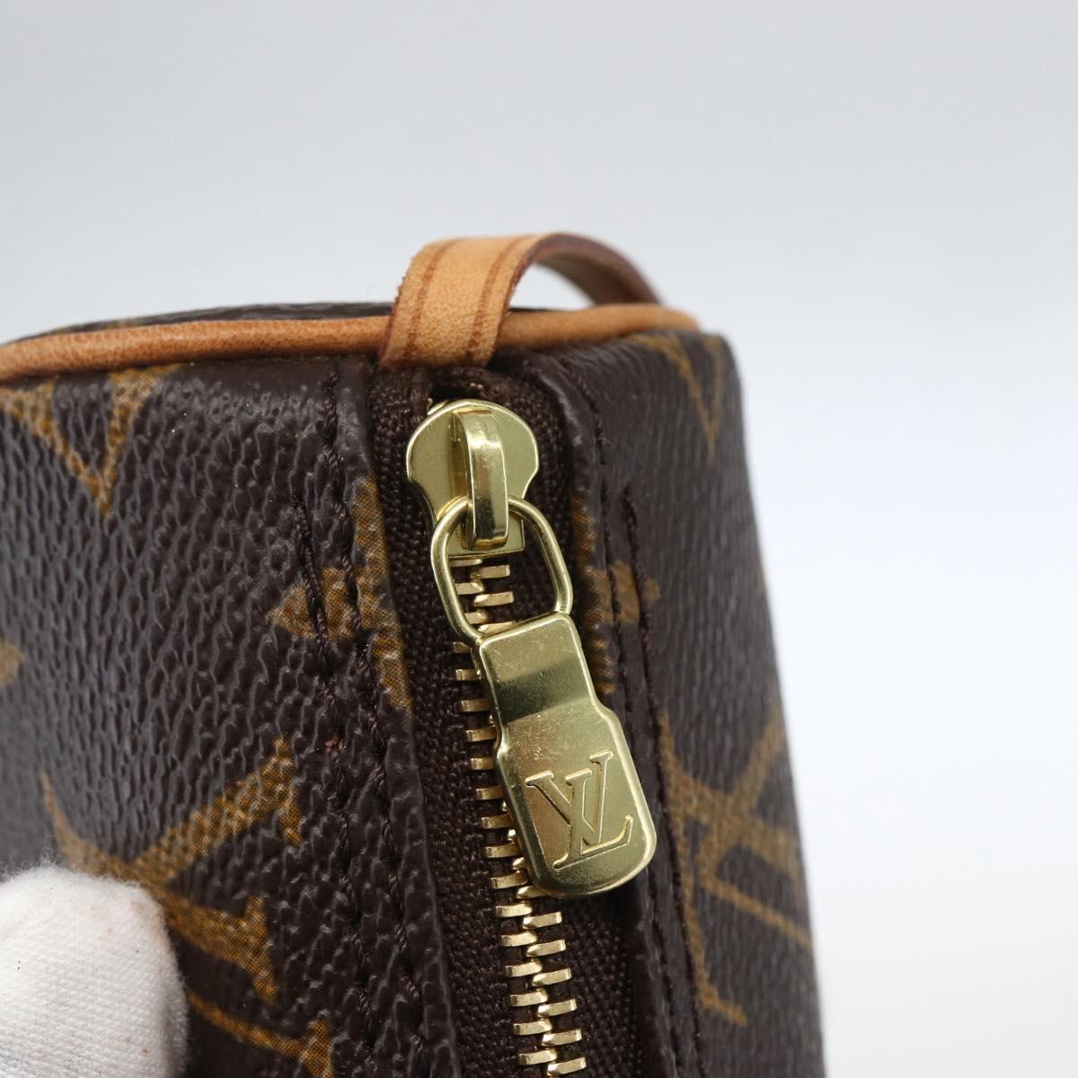 LOUIS VUITTON Monogram Papillon Pouch LV Auth 161314