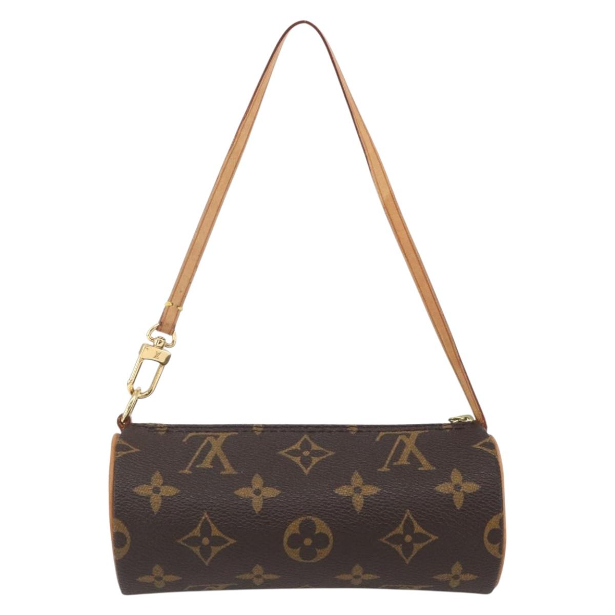 LOUIS VUITTON Monogram Papillon Pouch LV Auth 161314