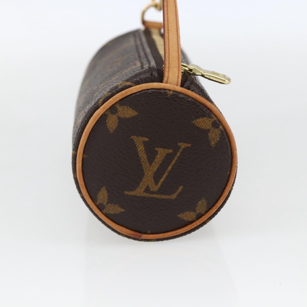 LOUIS VUITTON Monogram Papillon Pouch LV Auth 161314