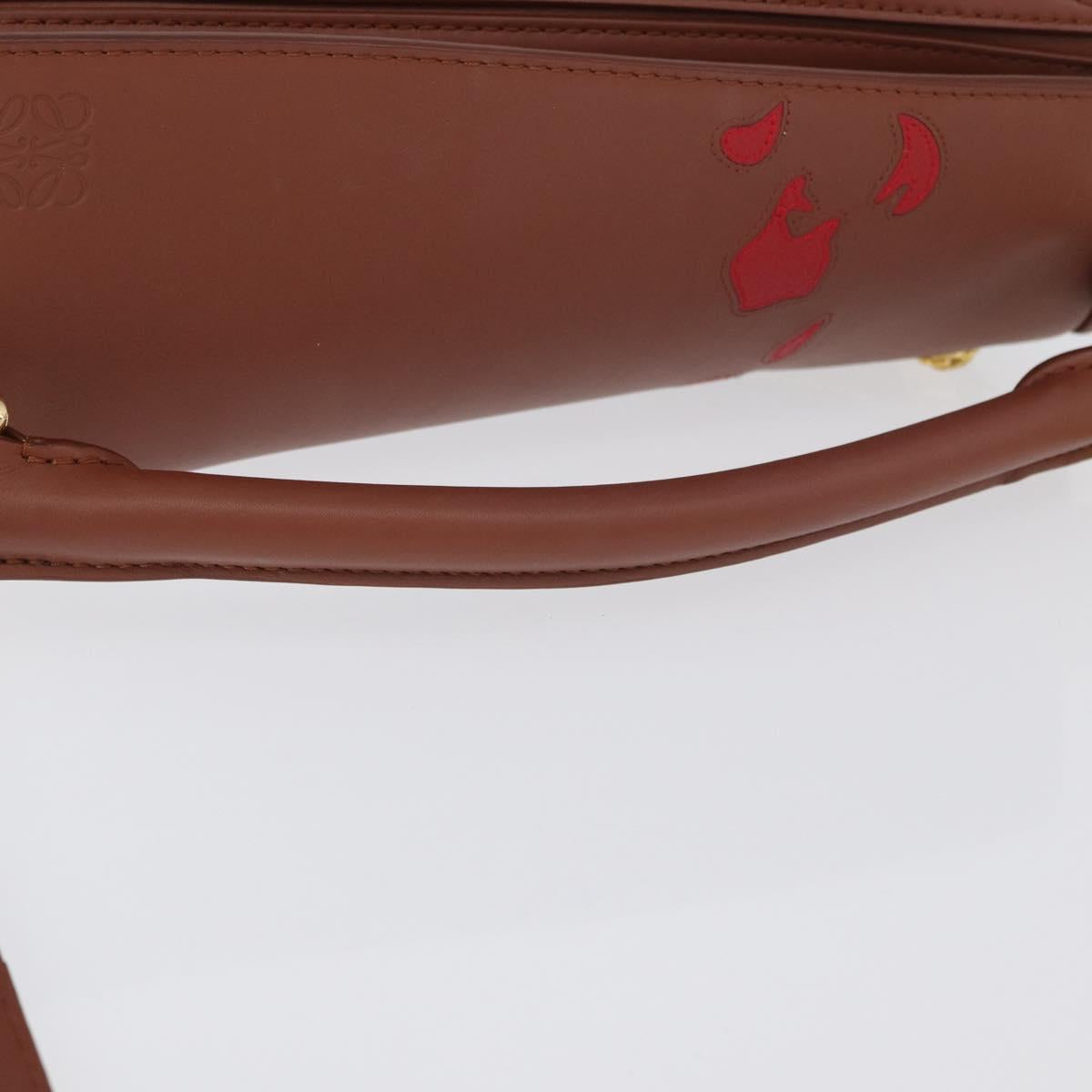 LOEWE Studio Ghibli Calcifer Mini Puzzle Bag Leather 2way Brown Auth 161329SM