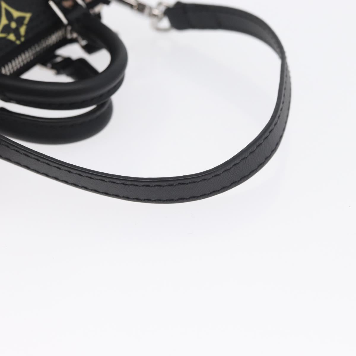 LOUIS VUITTON Multicolor Micro Speedy Bag Charm Black M02459 LV Auth 161332SM