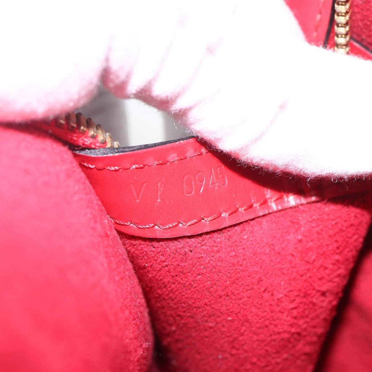 LOUIS VUITTON Epi Lussac Shoulder Bag Red M52287 LV Auth 161367